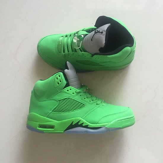 Air Jordan 5 Retro Apple Green Men Shoes