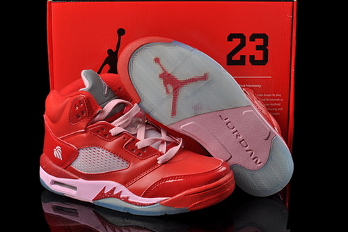 Air Jordan 5 V Shoes 2013 Womens DMP Edition Red Pink