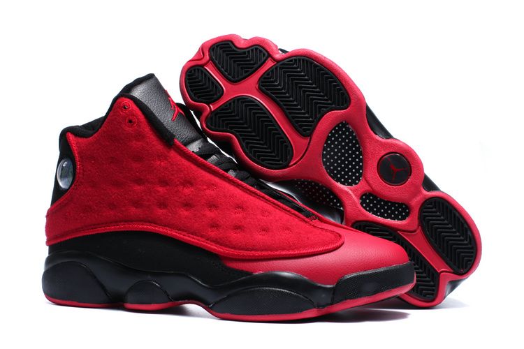 New Air Jordans 13 Retro Singles Day Red Black For Sale