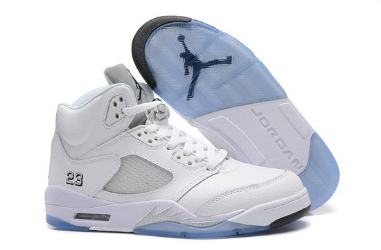 Air Jordan 5 Men Shoes White