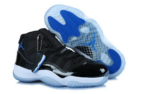 Girls Nike Air Jordan 11 GS Space Jam Black Blue White Womens Size