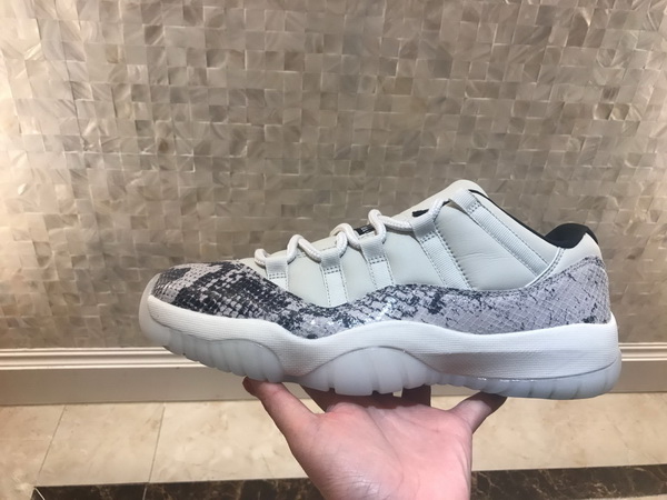 Air Jordan 11 Retro Grey Snake Low Cut Men Shoes