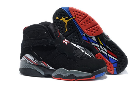 Air Jordan 8 Men Shoes Black Red