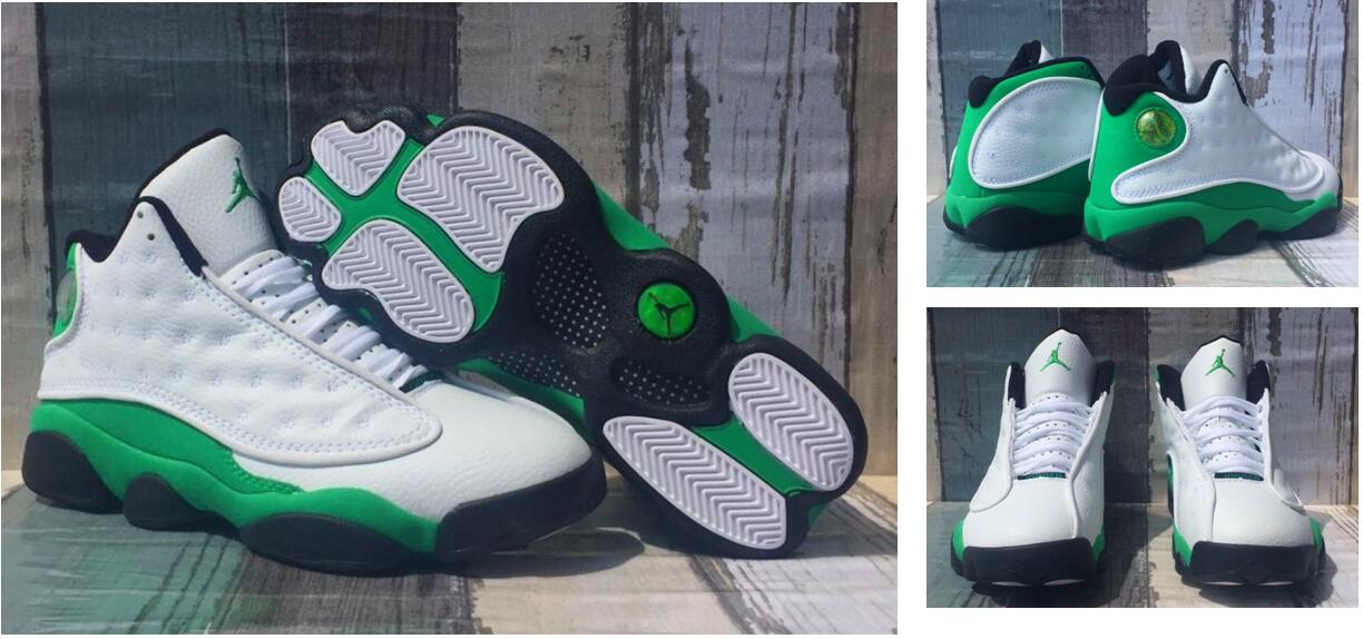 Air Jordan 13 Retro 2020 White Green Men Shoes