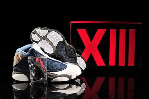 Air Jordan 13 XIII Shoes 2013 Mens Shoes Navy Blue Grey Sale