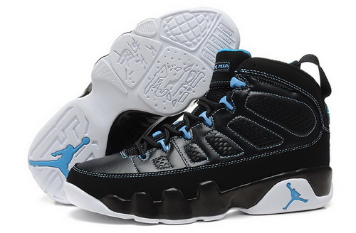 Air Jordan 9 Shoes 2015 Mens Black White Blue