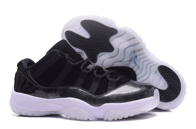 2017 Air Jordan 11 Lows Barons Black Metallic Silver White For Sale