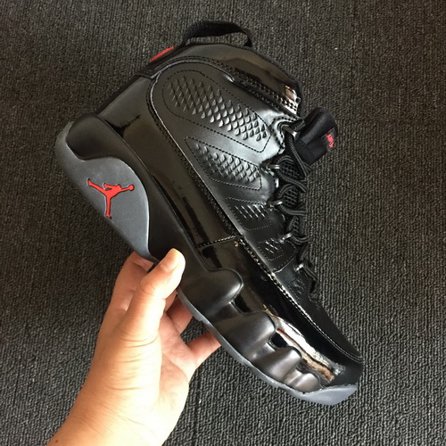 Men Air Jordan 9 2018 New Retro Shoes Black Red Grey