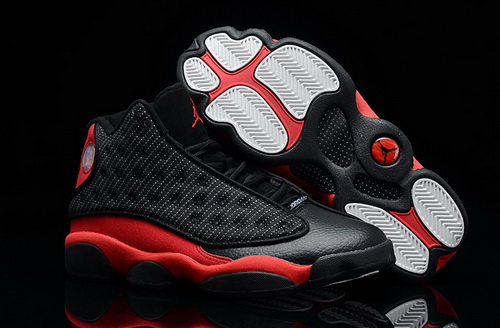 Air Jordan 13 Shoes 2013 Mens Supper AAA Black White Red