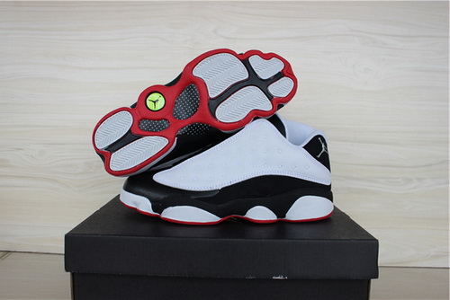 Air Jordan 13 Shoes 2015 Mens Low White Black Red