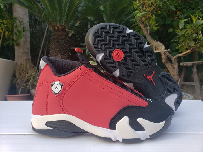 Nike Air Jordan 14 Classic Black Red Men Shoes