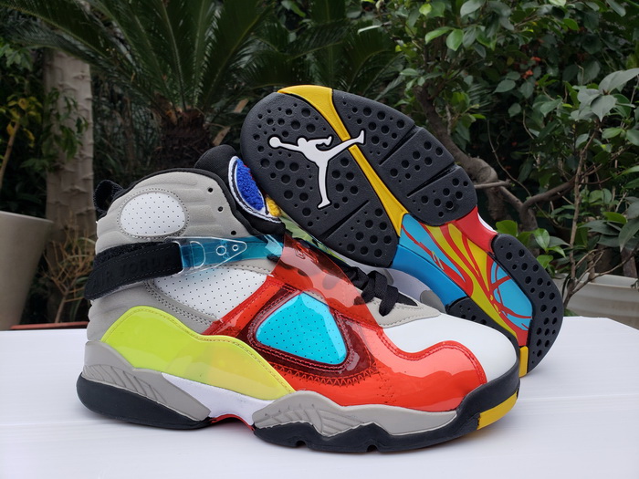 Nike Air Jordan 8 Retro Colorful Men Shoes