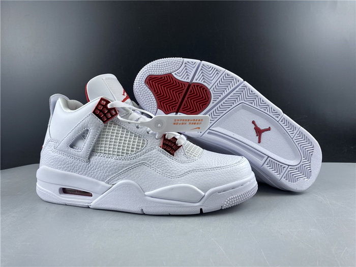 Nike Air Jordan 4 Retro Pure Money Red Men Shoes