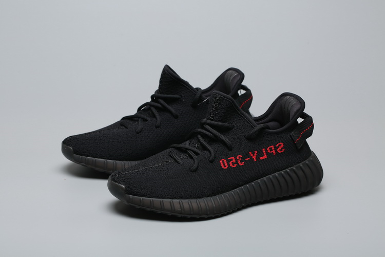 adidas Yeezy Boost 350 V2 Black Red Men Shoes