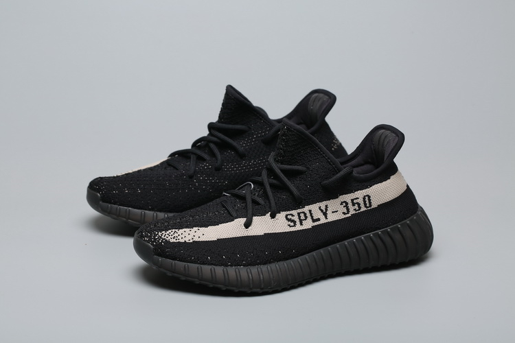 adidas Yeezy Boost 350 V2 Core Black White Men Shoes