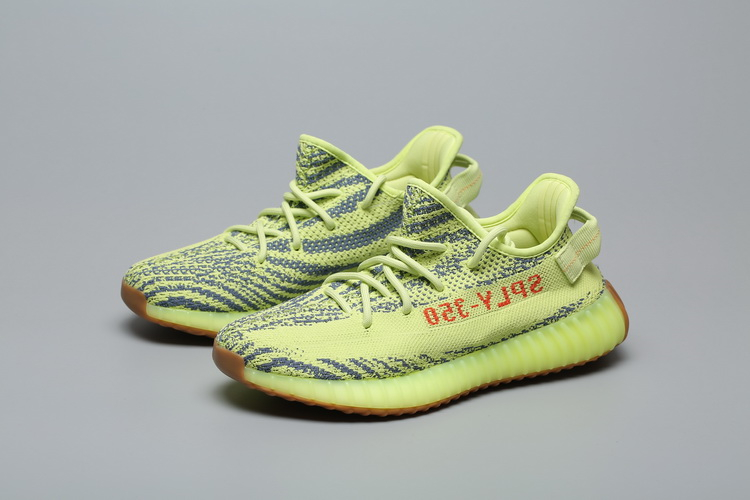 adidas Yeezy Boost 350 V2 Semi Frozen Yellow Men Shoes