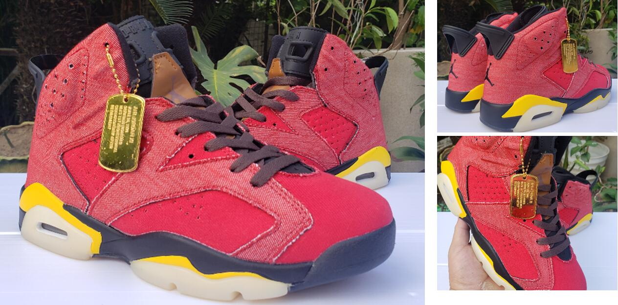 Air Jordan 6 Retro Levis Jeans Red