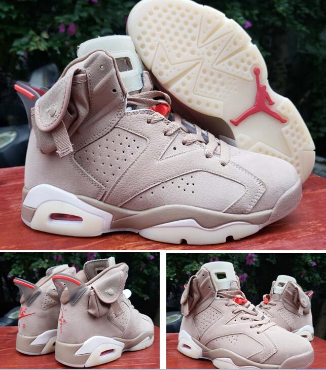 Air Jordan 6 Khaki Men Shoes