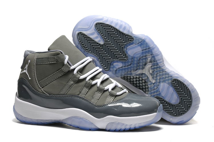 Nike Air Jordan Retro 11 XI Cool Grey Men Basketball Sneakers Shoes 378037