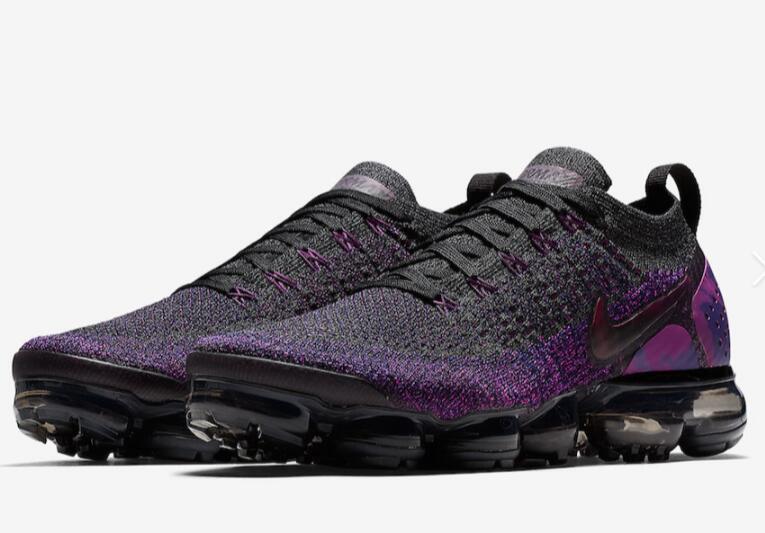 Men Nike Air Vapormax Flyknit 2 Night Purple Shoes