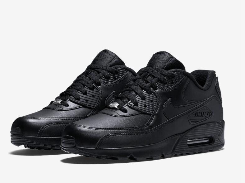 Men Nike Air Max 90 All Black Shoes