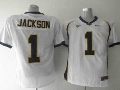 Golden Bears #1 DeSean Jackson White Embroidered NCAA Jersey