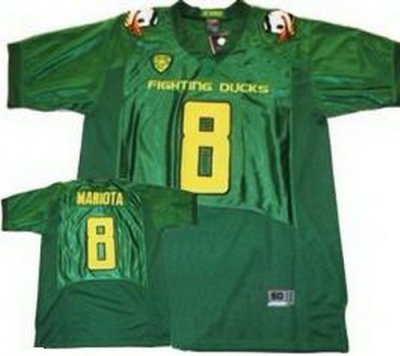 Oregon Ducks #8 Marcus Mariota Green NCAA Football Jersey