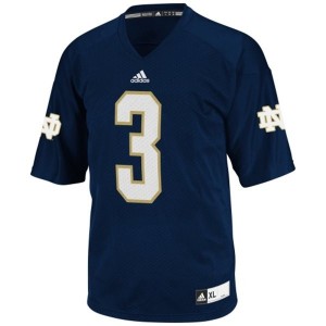 Men 3 Authentic Blue Jersey