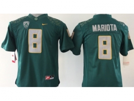 NCAA Oregon Ducks #8 Mariota Dark green jerseys