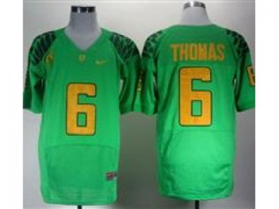 Ncaa Oregon Ducks De Anthony Thomas #6 Green College Football Jerseys