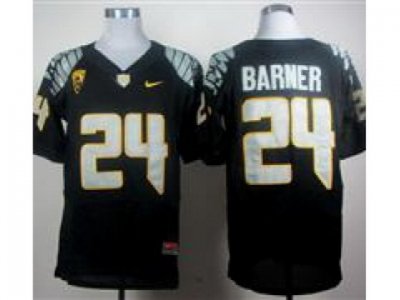 Ncaa Oregon Ducks Kenjon Barner #24 Black College Football Jerseys