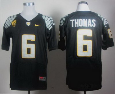 Oregon Ducks 6 De'Anthony Thomas Black Elite Pac-12 2012 NCAA Jersey