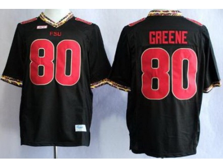 Florida State Seminoles FSU 80 Rashad Greene Black NCAA Jerseys