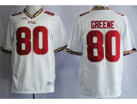 Florida State Seminoles FSU 80 Rashad Greene White NCAA Jerseys