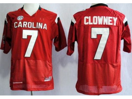 South Carolina Gamecocks 7 Jadeveon Clowney Red College Football NCAA Jersey