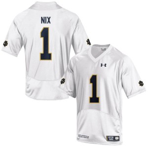 Men Under Armour 1 Replica White Jersey