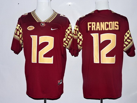 Florida State Seminoles 12 Deondre Francois Red College Football Jersey