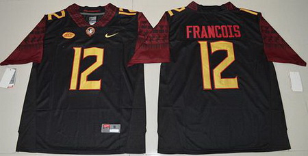 Seminoles #12 Deondre Francois Black Limited Stitched NCAA Jersey