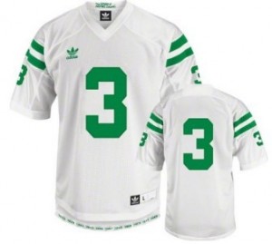 Men 3 Authentic White Jersey