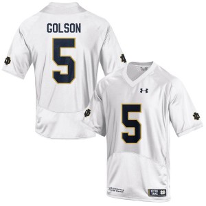 Men Under Armour 5 Replica White Jersey