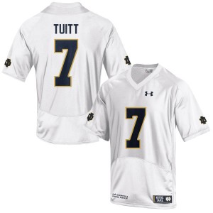 Men Under Armour 7 Replica White Jersey