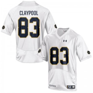 Men Under Armour 83 Limited White Chase Claypool Notre Dame Fighting Irish Alumni Football Jersey