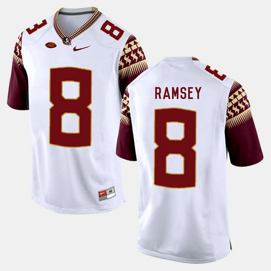 Florida State Seminoles Jalen Ramsey College Football White Jersey