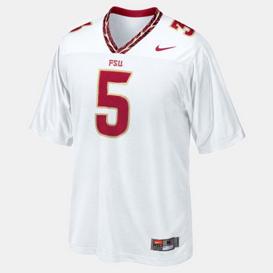 Florida State Seminoles Jameis Winston College Football White Jersey