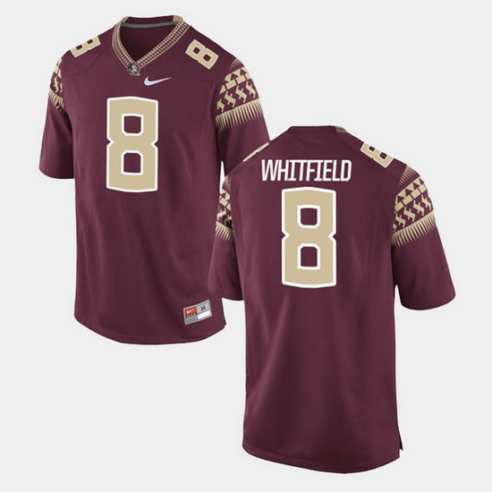 Florida State Seminoles Kermit Whitfield Alumni Football Game Garnet Jersey