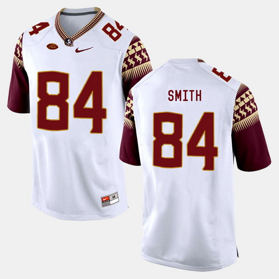 Florida State Seminoles Rodney Smith College Football White Jersey