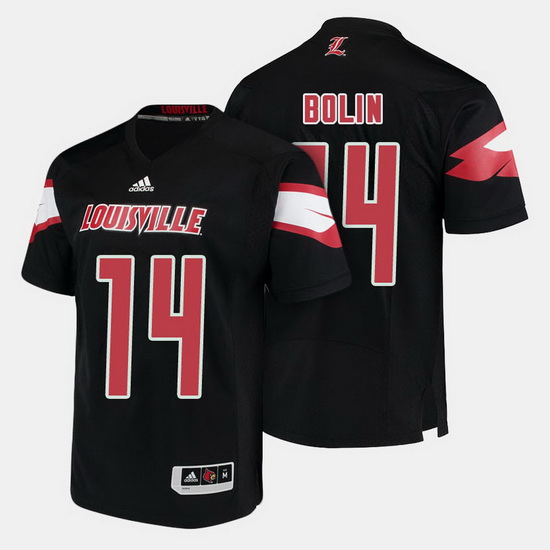 Louisville Cardinals Kyle Bolin College Football Black Jersey