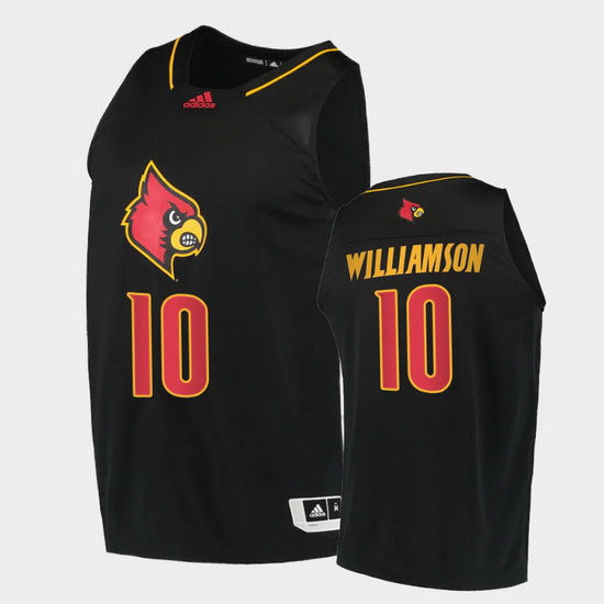 Men Louisville Cardinals Samuell Williamson Alternate Black College Basketball 2020 21 Jersey