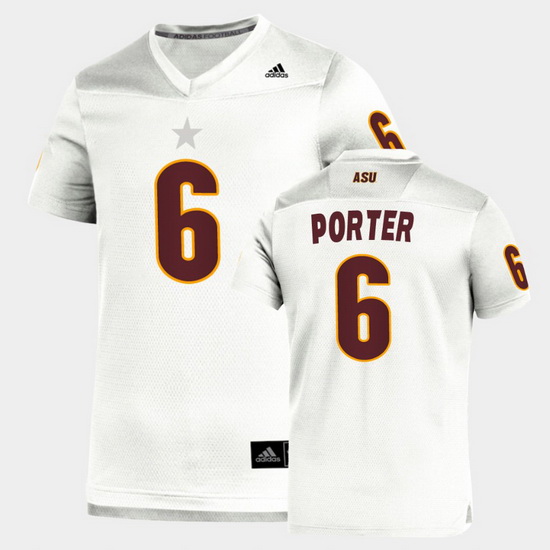 Men Arizona State Sun Devils Geordon Porter Replica White Football Jersey