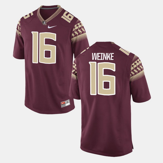 Florida State Seminoles Chris Weinke Alumni Football Game Garnet Jersey